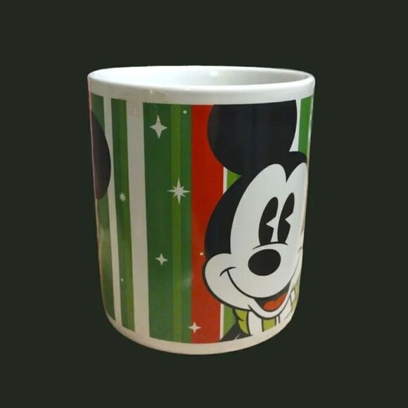 Disney Galerie Red Green Mickey Mouse Oversized 32oz Ceramic Coffee Mug - Picture 4 of 11